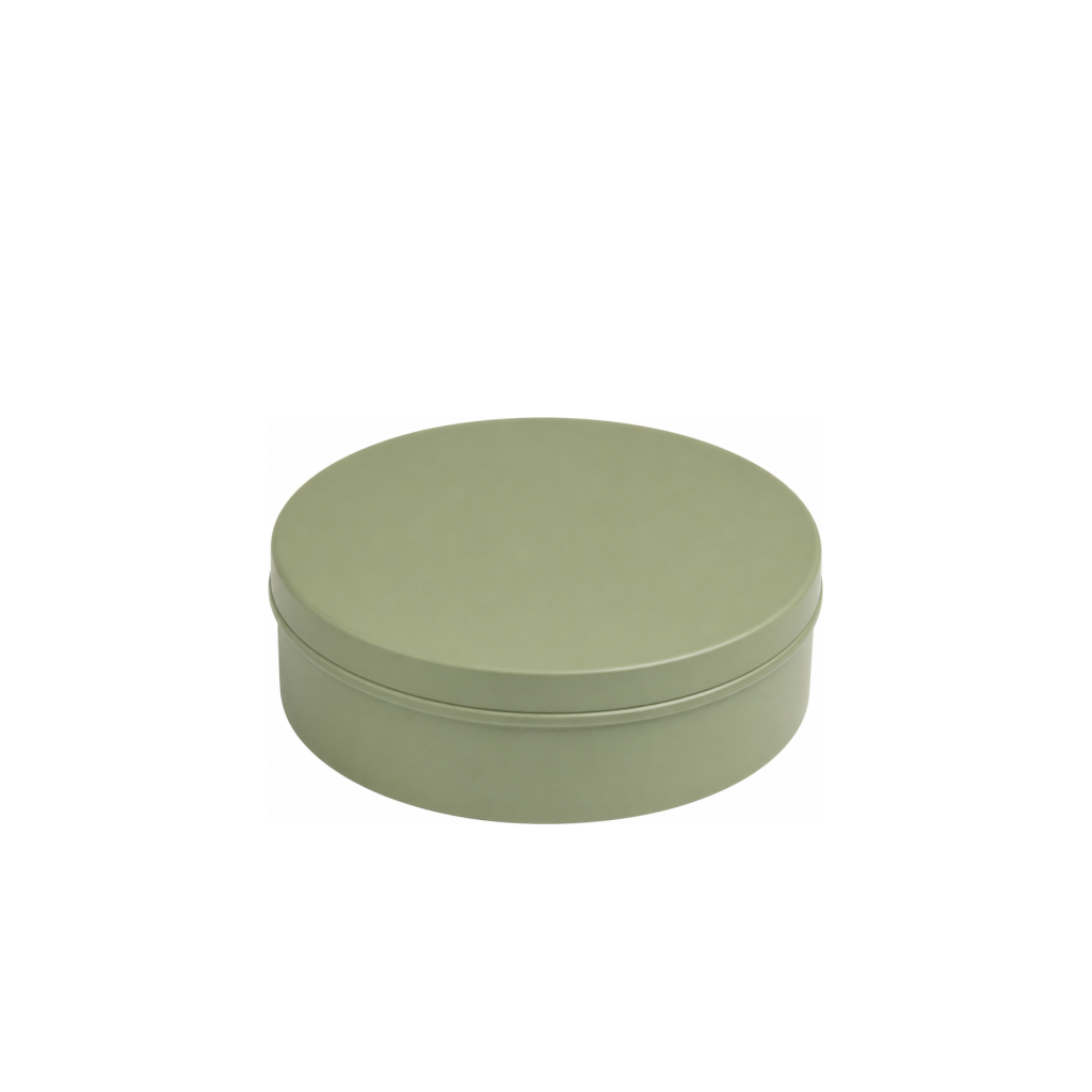 65 x 40 mm round tin